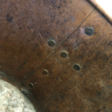 English Copper Bucket With Feet and Lion's Heads