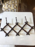 English Expandable Coat Rack / Hat Hook