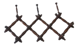 English Expandable Coat Rack / Hat Hook