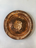 English Hammered Copper Charger