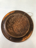 English Hammered Copper Charger