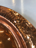 English Hammered Copper Charger
