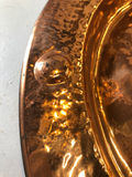 English Hammered Copper Charger