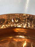 English Hammered Copper Charger