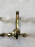 English Petite Brass Chenets - a Pair