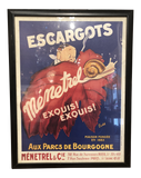 European Vintage Art Poster Reproduced in the 1960s