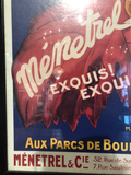 European Vintage Art Poster Reproduced in the 1960s
