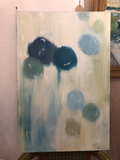 "Floating" Oil on Canvas by Local Atlanta Artist Nancy Race