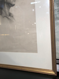 Framed Charcoal Portrait by Edith Ainsworth C.1920