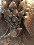 French Carved Fruit of the Hunt Panels - a Pair