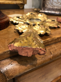 French Gilt Fragments With Mirrors - a Pair