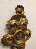 French Gilt Fragments With Mirrors - a Pair