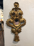 French Gilt Fragments With Mirrors - a Pair