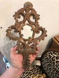 French Gilt Fragments With Mirrors - a Pair