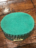 French Glass Dresser Box With Brass Trim