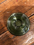 French Green Glass Inkwell