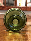 French Green Glass Inkwell
