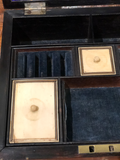 French Polished Tiger Oak Two-Tiered Dresser Box C.1880