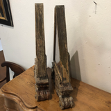 French Triangular Reliquaries - a Pair
