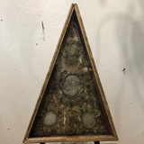 French Triangular Reliquaries - a Pair