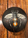 Geisha Powder Box With Hand-Painted Bee