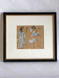 Greek Gouache Painting by Russian Artist