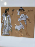 Greek Gouache Painting by Russian Artist