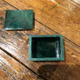 Green Genuine Malachite Box