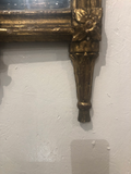 Italian Gilt Mirror Ribbons Adorn Corners