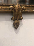Italian Gilt Mirror Ribbons Adorn Corners