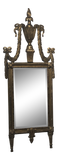 Italian Gilt Mirror Ribbons Adorn Corners