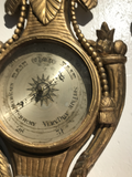 Late 18th Century Gilt and Carved Wood Barometer