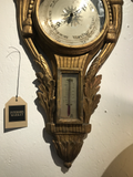 Late 18th Century Gilt and Carved Wood Barometer