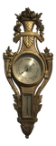 Late 18th Century Gilt and Carved Wood Barometer