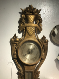 Late 18th Century Gilt and Carved Wood Barometer
