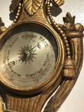 Late 18th Century Gilt and Carved Wood Barometer