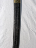 Late 19th Century Brass and Steel Swords With Leather Scabbard - a Pair