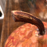 Mid-Century Artist Hand-Painted Marbleized Gourd Signed by Artist