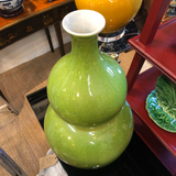 Mid-Century Modern 2-Tiered Large Gourd Vase