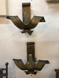 Mid-Century Spanish Wall Sconces - a Pair