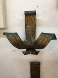 Mid-Century Spanish Wall Sconces - a Pair