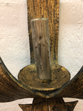 Mid-Century Spanish Wall Sconces - a Pair