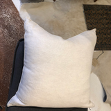 Modern Metallic Linen Pillow