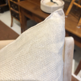 Modern Metallic Linen Pillow