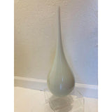 Modern White Glass Vase