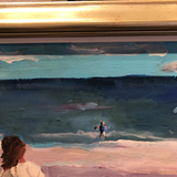 Oil Painting of the Beach by Kellson Pound