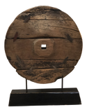 Old Wheel on Stand