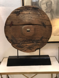 Old Wheel on Stand