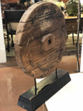 Old Wheel on Stand