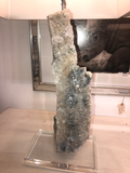 One of a Kind Crystal Lamps - a Pair
